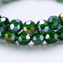 Load image into Gallery viewer, 3/4/6/8MM Round Transparent Crystal Faceted Bead For Bracelet Jewelry Making Bulk DIY Needlework Accessories Loose Glass Beads