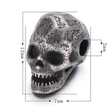 Load image into Gallery viewer, Pipitree DIY Vintage Stainless Steel Beads Claw Elephant Dragon Skull Beads Spacers Charms for Men Bracelet Jewelry Making