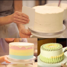 Load image into Gallery viewer, 6Pcs/Set Plastic Cake Turntable Rotating Cake Plastic Dough Pastry Decorating Cream Stand Rotary Table DIY Pan Baking Tool