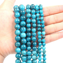 Load image into Gallery viewer, 4/10mm Natural Stone Beads Tiger Eye Amazonite Rose quartz Turquoises Obsidian Agates Beads For Jewelry Making DIY Bracelet
