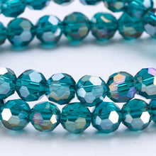 Load image into Gallery viewer, 3/4/6/8MM Round Transparent Crystal Faceted Bead For Bracelet Jewelry Making Bulk DIY Needlework Accessories Loose Glass Beads