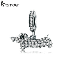 Load image into Gallery viewer, BAMOER 925 Sterling Silver Pet Animal Pendant Charm for Bracelet or Necklace DIY Jewelry Making
