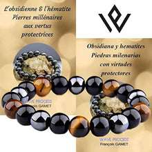 Load image into Gallery viewer, Natural Black Obsidian Hematite Tiger Eye Beads Bracelets Men for Magnetic Health Protection Women Soul Jewelry Pulsera Hombre