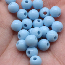 Load image into Gallery viewer, 6/8/10mm Pink Round Ball Spacer Beads For Jewelry Making DIY Jewelry Accessories
