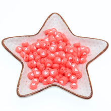 Load image into Gallery viewer, CHONGAI 100Pcs Fashion Jewelry Love Heart Acrylic Flat Round Beads for DIY Craft Jewelry Making