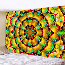 Load image into Gallery viewer, India Mandala Tapestry Wall Hanging Boho Decor Wall Cloth Tapestries Psychedelic Hippie Night Moon Tapestry Mandala Wall Carpet
