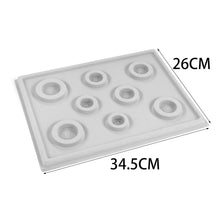 Load image into Gallery viewer, Flocked Bead Board Bracelet Necklace Beading Organizer Artistry Tray Design Measuring Tool for DIY Jewelry Making Accessories