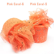 Load image into Gallery viewer, 25Yards 6cm Star Tulle Confetti Glitter Mesh Baking Cake Topper Tutu Pom Bow Soft Sequine Organza DIY Wedding Birthday Decoration