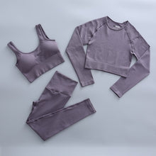 Load image into Gallery viewer, Seamless Woman Sportswear Yoga Sets Workout Sports Bra Gym Clothing High Waist Legging Fitness Women Tracksuit Athletic Outfits