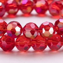 Load image into Gallery viewer, 3/4/6/8MM Round Transparent Crystal Faceted Bead For Bracelet Jewelry Making Bulk DIY Needlework Accessories Loose Glass Beads