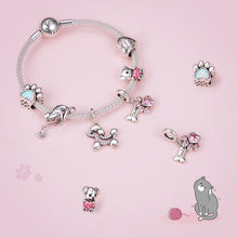 Load image into Gallery viewer, BAMOER 925 Sterling Silver Pet Animal Pendant Charm for Bracelet or Necklace DIY Jewelry Making