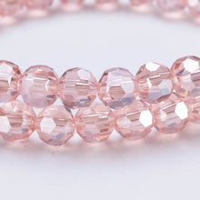Load image into Gallery viewer, 3/4/6/8MM Round Transparent Crystal Faceted Bead For Bracelet Jewelry Making Bulk DIY Needlework Accessories Loose Glass Beads