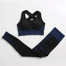 Load image into Gallery viewer, 2/3 Pieces Yoga Set Bar High-Waisted Tight Pants Gym Exercise Clothing Suitable Sportswear For Women Zipper Jacket Leggings Suit