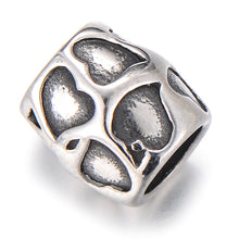 Load image into Gallery viewer, Pipitree DIY Vintage Stainless Steel Beads Claw Elephant Dragon Skull Beads Spacers Charms for Men Bracelet Jewelry Making