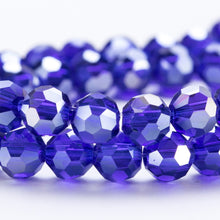 Load image into Gallery viewer, 3/4/6/8MM Round Transparent Crystal Faceted Bead For Bracelet Jewelry Making Bulk DIY Needlework Accessories Loose Glass Beads