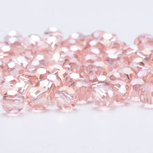 Load image into Gallery viewer, 3/4/6/8MM Round Transparent Crystal Faceted Bead For Bracelet Jewelry Making Bulk DIY Needlework Accessories Loose Glass Beads