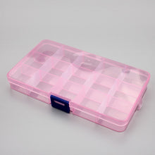 Load image into Gallery viewer, 1pcs Plastic 6/815 Storage boxes Slots Adjustable packaging transparent Tool Case Craft Organizer box jewelry accessories