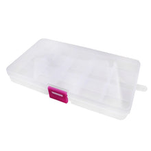 Load image into Gallery viewer, 1pcs Plastic 6/815 Storage boxes Slots Adjustable packaging transparent Tool Case Craft Organizer box jewelry accessories