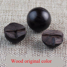 Load image into Gallery viewer, Yoga Buddhist Mala Natural EBONY Wooden Beads Buddha Bracelet Meditation Prayer Bracelet For Women Black Sandal Wood Jewelry