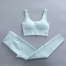 Load image into Gallery viewer, Seamless Woman Sportswear Yoga Sets Workout Sports Bra Gym Clothing High Waist Legging Fitness Women Tracksuit Athletic Outfits