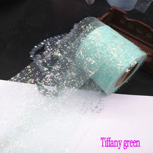 Load image into Gallery viewer, Shiny Tulle Roll 6cm*25yards Tape for DIY Handmade Bowknot and Wedding Decor Party Supplies Baby Shower Tutu Skirt