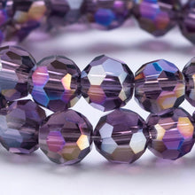 Load image into Gallery viewer, 3/4/6/8MM Round Transparent Crystal Faceted Bead For Bracelet Jewelry Making Bulk DIY Needlework Accessories Loose Glass Beads