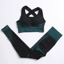 Load image into Gallery viewer, 2/3 Pieces Yoga Set Bar High-Waisted Tight Pants Gym Exercise Clothing Suitable Sportswear For Women Zipper Jacket Leggings Suit