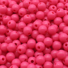 Load image into Gallery viewer, 6/8/10mm Pink Round Ball Spacer Beads For Jewelry Making DIY Jewelry Accessories