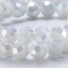 Load image into Gallery viewer, 3/4/6/8MM Round Transparent Crystal Faceted Bead For Bracelet Jewelry Making Bulk DIY Needlework Accessories Loose Glass Beads