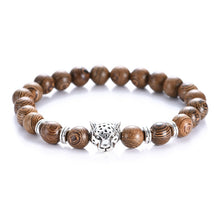 Load image into Gallery viewer, Prayer Beads Bracelet 108 Tibetan Buddhist Rosary Charm Mala Meditation Flower of Life Lucky Wenge Wooden Bracelet For Women Men
