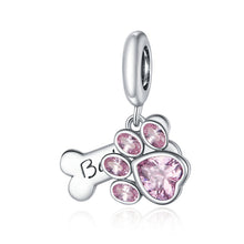 Load image into Gallery viewer, BAMOER 925 Sterling Silver Pet Animal Pendant Charm for Bracelet or Necklace DIY Jewelry Making