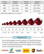 Load image into Gallery viewer, Smooth Orange Red Chalcedony Round Beads Natural Stone Diy Bracelet Accessories for Jewelry Making 15inch Strand 4/6/8/10/12/14MM