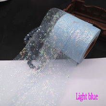Load image into Gallery viewer, Shiny Tulle Roll 6cm*25yards Tape for DIY Handmade Bowknot and Wedding Decor Party Supplies Baby Shower Tutu Skirt