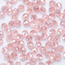 Load image into Gallery viewer, 3/4/6/8MM Round Transparent Crystal Faceted Bead For Bracelet Jewelry Making Bulk DIY Needlework Accessories Loose Glass Beads