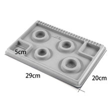 Load image into Gallery viewer, Flocked Bead Board Bracelet Necklace Beading Organizer Artistry Tray Design Measuring Tool for DIY Jewelry Making Accessories