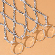 Load image into Gallery viewer, Stonefans Ring Charm Finger Mesh Linked Bracelet Jewelry Femme for Women Hand New Fashion Luxury Bangles 2022 Designer
