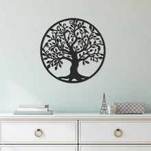 Load image into Gallery viewer, 3D Metal Tree Of Life Wall Decoration Round Iron Art Home Wall Hanging Decorations Tree Of Life Wall Ornaments Sculpture Gifts