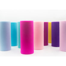 Load image into Gallery viewer, Tulle Roll Spool 25 Yards 15cm White Organza Roll Red Blue Tulle Organza Fabric Tutu Skirt Girl Baby Shower Decor Party Supplies