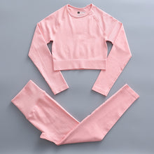 Load image into Gallery viewer, Seamless Woman Sportswear Yoga Sets Workout Sports Bra Gym Clothing High Waist Legging Fitness Women Tracksuit Athletic Outfits
