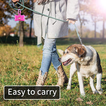Load image into Gallery viewer, Pet Poop Bags Disposable Dog Waste Bags, Bulk Poop Bags with Leash Clip and Bone Bag Dispenser 5Roll(75Pcs) Bags with Paw Prints
