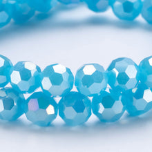Load image into Gallery viewer, 3/4/6/8MM Round Transparent Crystal Faceted Bead For Bracelet Jewelry Making Bulk DIY Needlework Accessories Loose Glass Beads