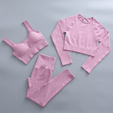 Load image into Gallery viewer, Seamless Woman Sportswear Yoga Sets Workout Sports Bra Gym Clothing High Waist Legging Fitness Women Tracksuit Athletic Outfits