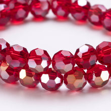 Load image into Gallery viewer, 3/4/6/8MM Round Transparent Crystal Faceted Bead For Bracelet Jewelry Making Bulk DIY Needlework Accessories Loose Glass Beads