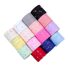 Load image into Gallery viewer, 8cm 25Yards Glitter Tulle Ribbon Roll Sparkly Dot Sequin Mesh Fabric for DIY Hairband Bow Clip Wedding Birthday Party Decoration