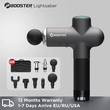 Load image into Gallery viewer, Booster Massage Gun Electric Neck Massager Smart Hit Fascia Gun for Body Massage Relaxation Fitness Muscle Pain Relief