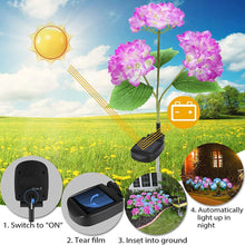 Load image into Gallery viewer, 2 Pack Hydrangea Flower Solar Led Light Outdoor Garden Lawn Lamps for Garden and Vegetable Patch Patio Country House Decoration