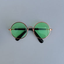 Load image into Gallery viewer, Lovely Vintage Round Cat Sunglasses Reflection Eye wear glasses For Small Dog Cat Pet Photos Pet Products Props Accessories