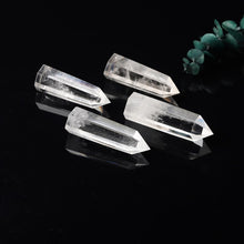 Load image into Gallery viewer, 50-60mm AAA Natural White Clear Quartz Crystal Point Wand Healing Gemstone