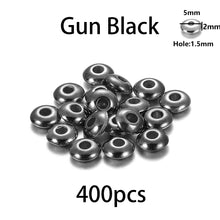 Load image into Gallery viewer, 200-400Pcs CCB Multiple Styles Charm Spacer Beads Wheel Bead Flat Round Loose Beads For DIY Jewelry Making Supplies Accessories