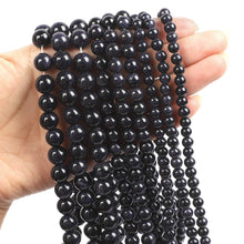 Load image into Gallery viewer, 4/10mm Natural Stone Beads Tiger Eye Amazonite Rose quartz Turquoises Obsidian Agates Beads For Jewelry Making DIY Bracelet